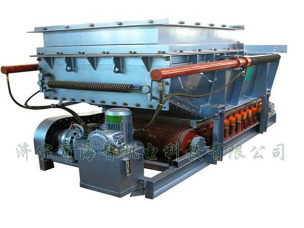 它將帶式（甲帶）給料機(jī)的手動(dòng)檢修閘門(mén)改為電動(dòng)、液動(dòng)或氣動(dòng)控制閥門(mén)，增大了閘門(mén)推力